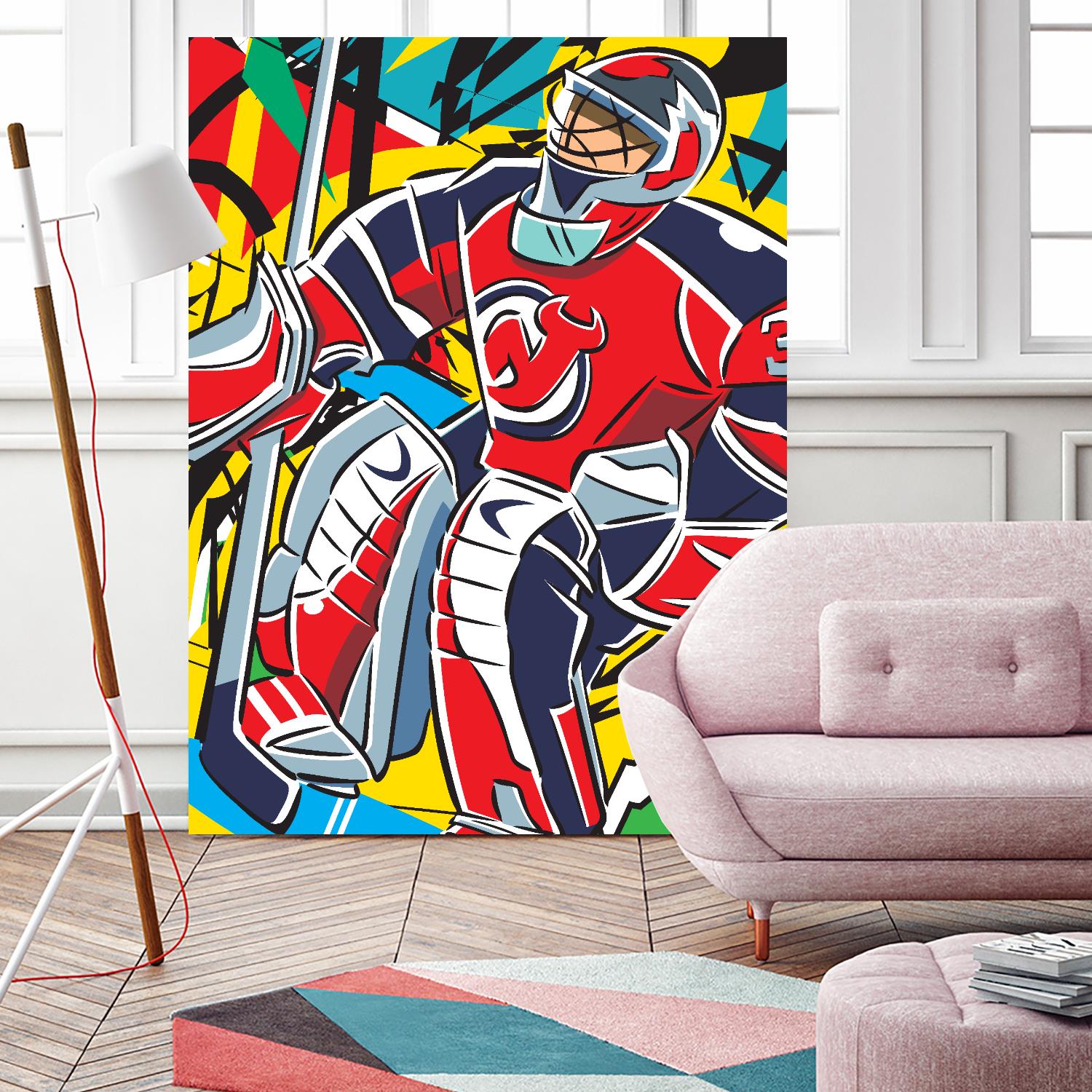 Martin B. by Ray Lengelé on GIANT ART - red animé hockey