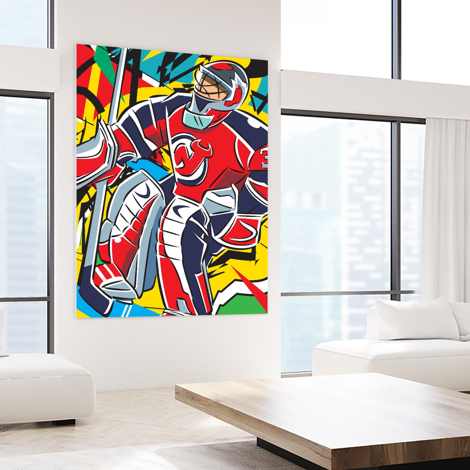 Martin B. by Ray Lengelé on GIANT ART - red animé hockey