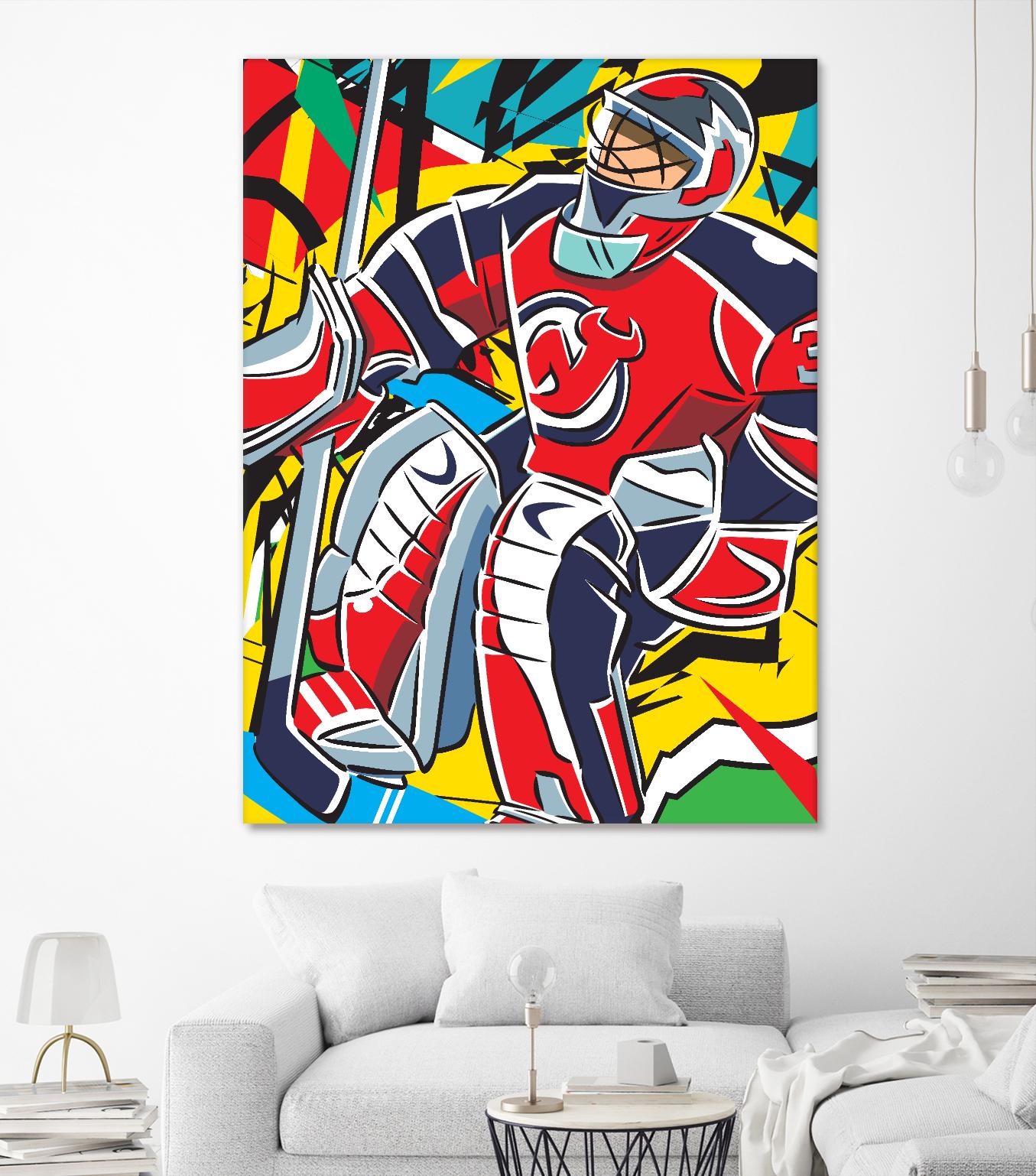 Martin B. by Ray Lengelé on GIANT ART - red animé hockey
