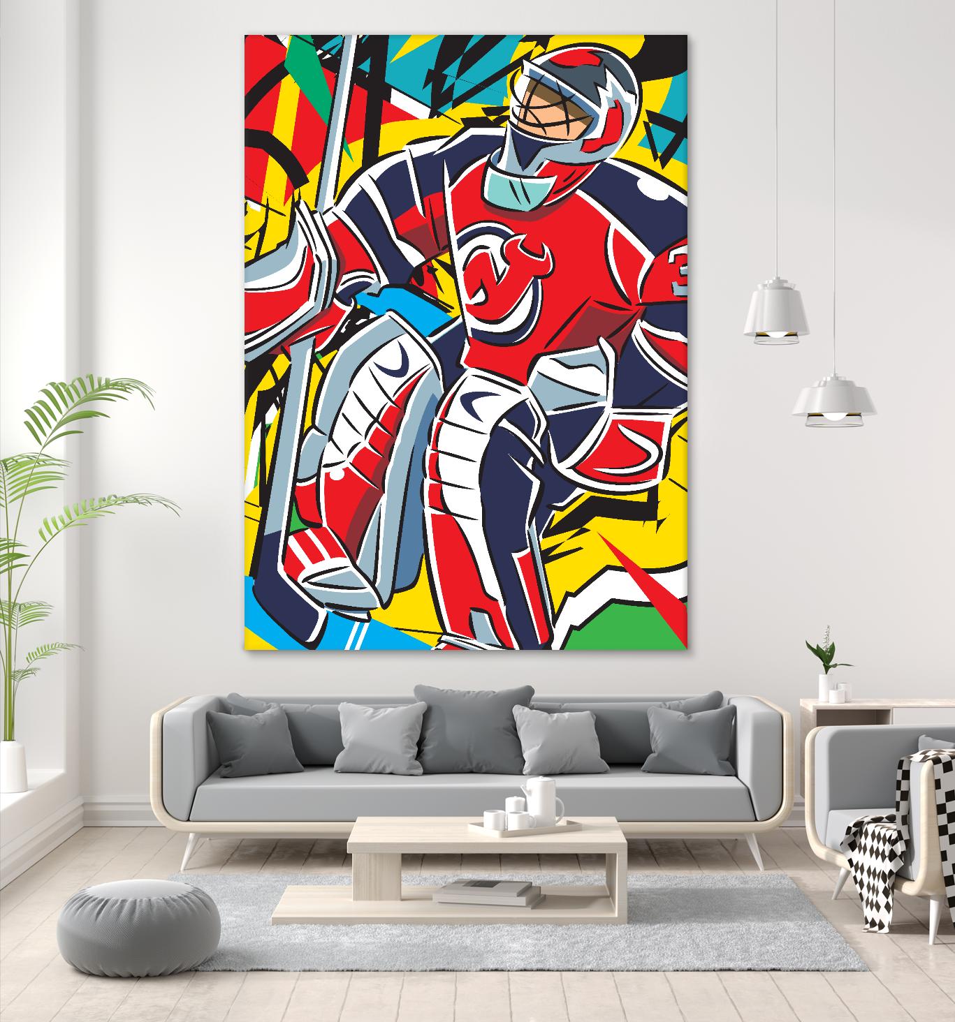 Martin B. by Ray Lengelé on GIANT ART - red animé hockey