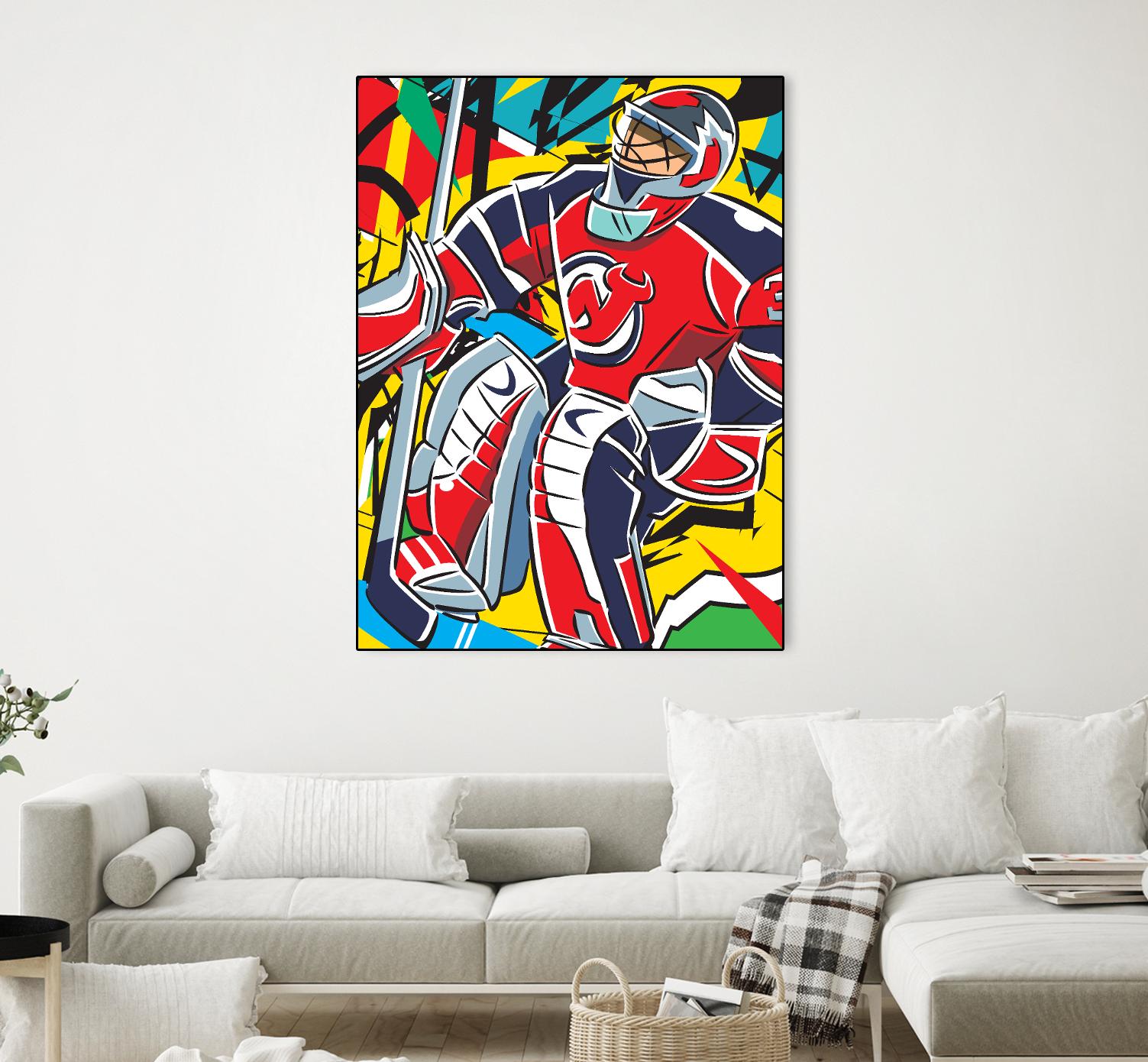 Martin B. by Ray Lengelé on GIANT ART - red animé hockey