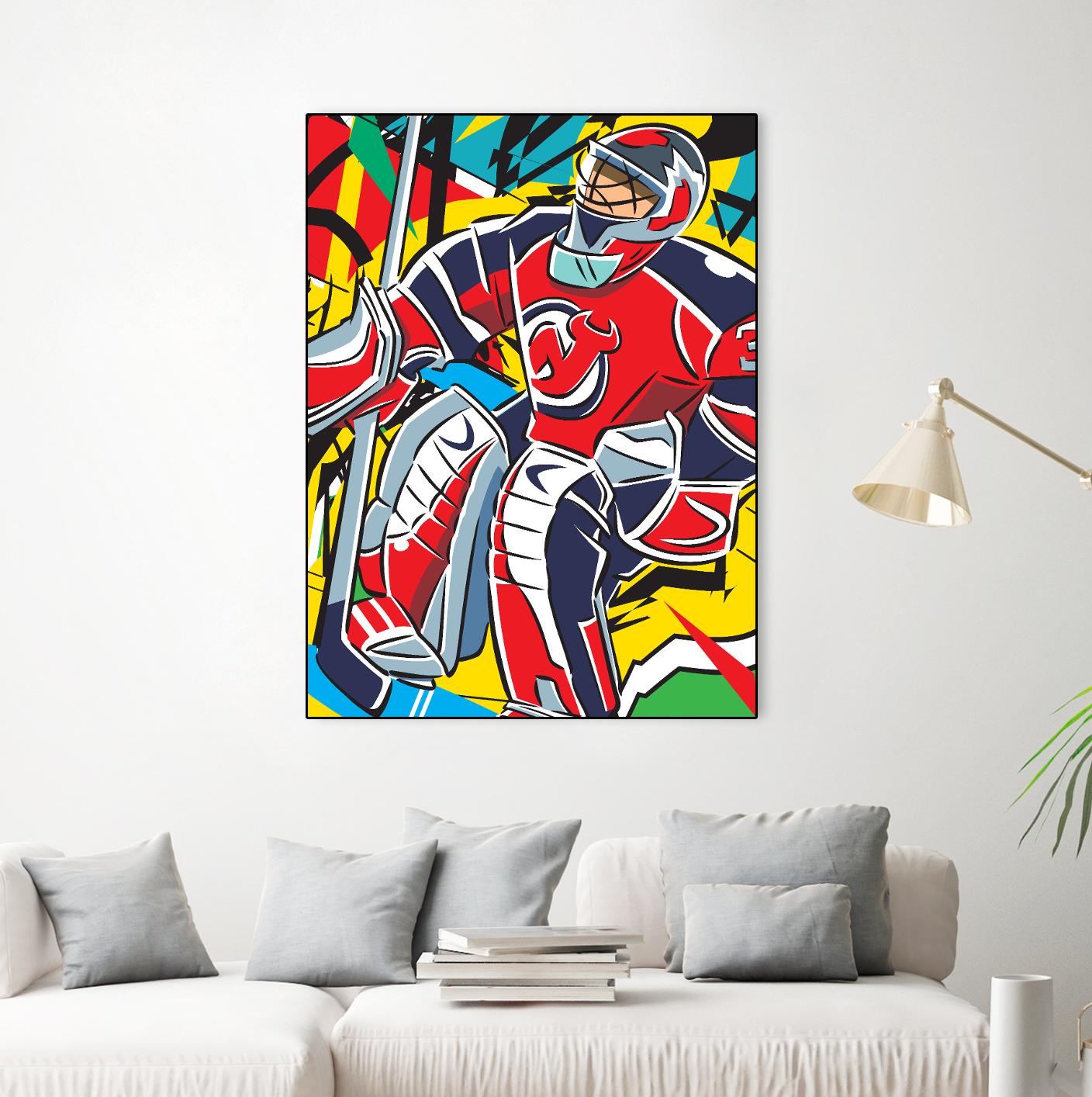 Martin B. by Ray Lengelé on GIANT ART - red animé hockey