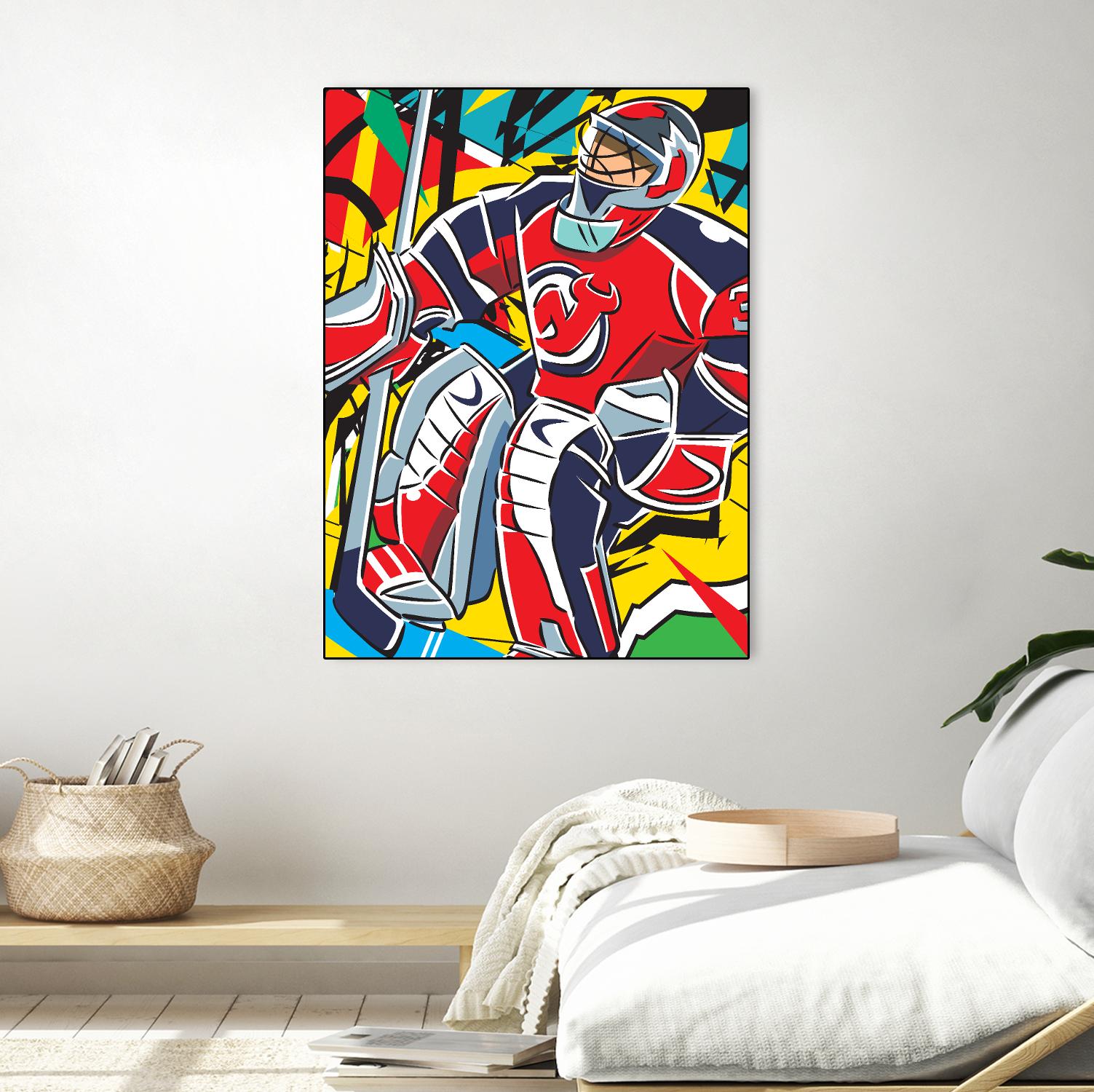 Martin B. by Ray Lengelé on GIANT ART - red animé hockey