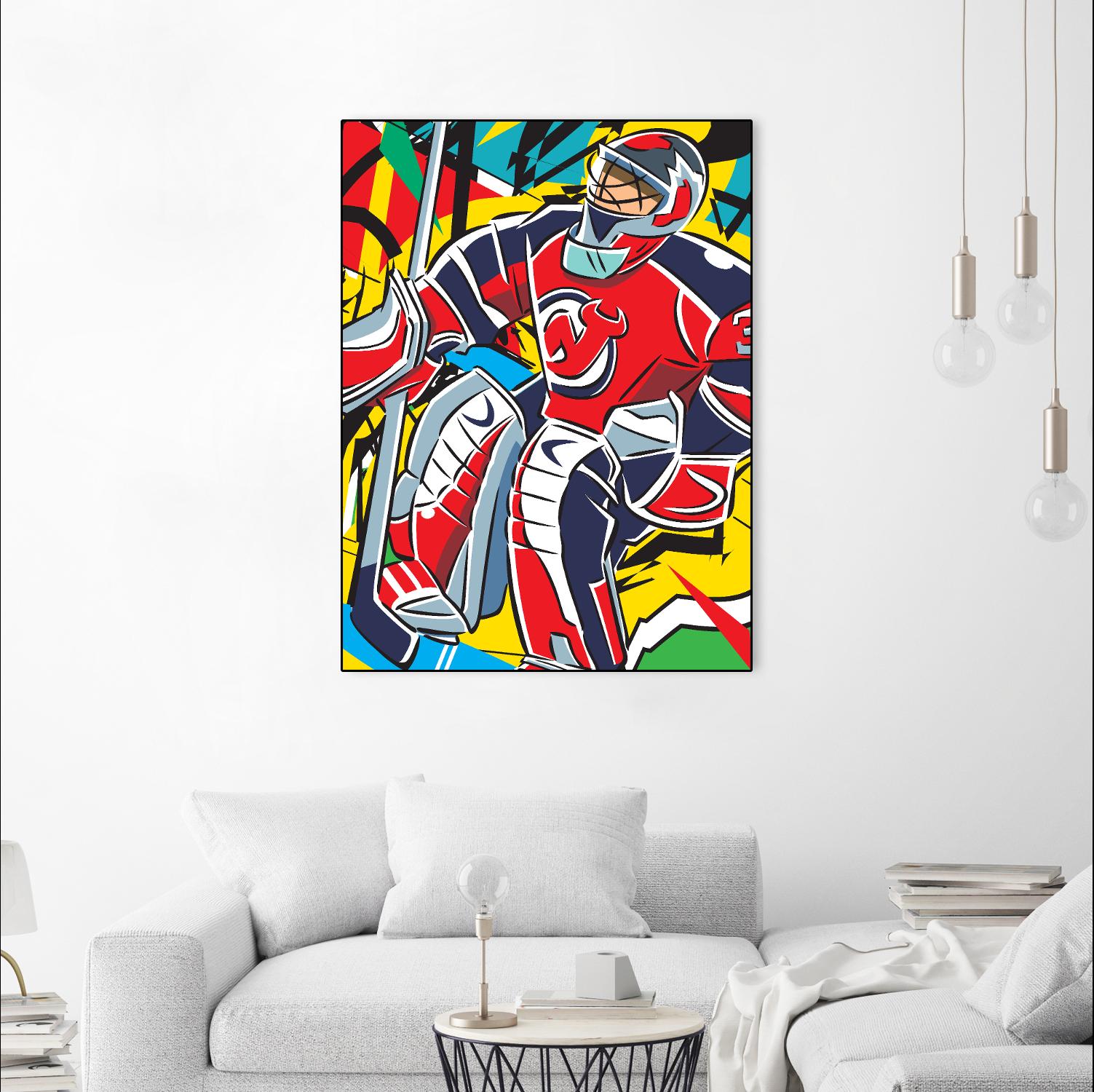 Martin B. by Ray Lengelé on GIANT ART - red animé hockey