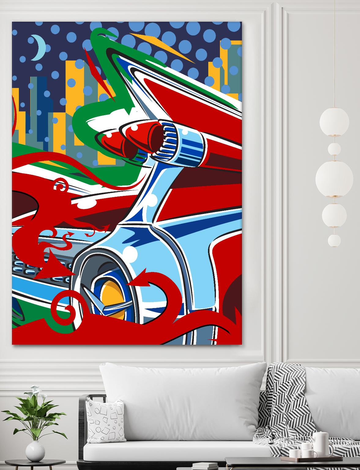 Cady Yak by Ray Lengelé on GIANT ART - red animé automobile