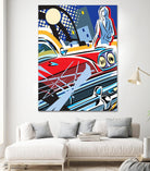 City Car by Ray Lengelé on GIANT ART - red animé automobile