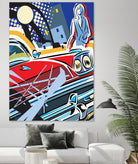 City Car by Ray Lengelé on GIANT ART - red animé automobile