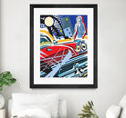 City Car by Ray Lengelé on GIANT ART - red animé automobile