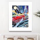 City Car by Ray Lengelé on GIANT ART - red animé automobile