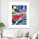 City Car by Ray Lengelé on GIANT ART - red animé automobile