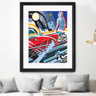 City Car by Ray Lengelé on GIANT ART - red animé automobile