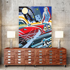 City Car by Ray Lengelé on GIANT ART - red animé automobile