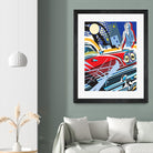 City Car by Ray Lengelé on GIANT ART - red animé automobile