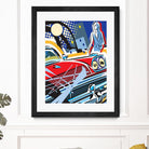 City Car by Ray Lengelé on GIANT ART - red animé automobile