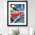 City Car by Ray Lengelé on GIANT ART - red animé automobile