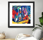 Time Square by Ray Lengelé on GIANT ART - red architecture down town