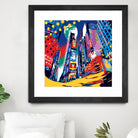 Time Square by Ray Lengelé on GIANT ART - red architecture down town