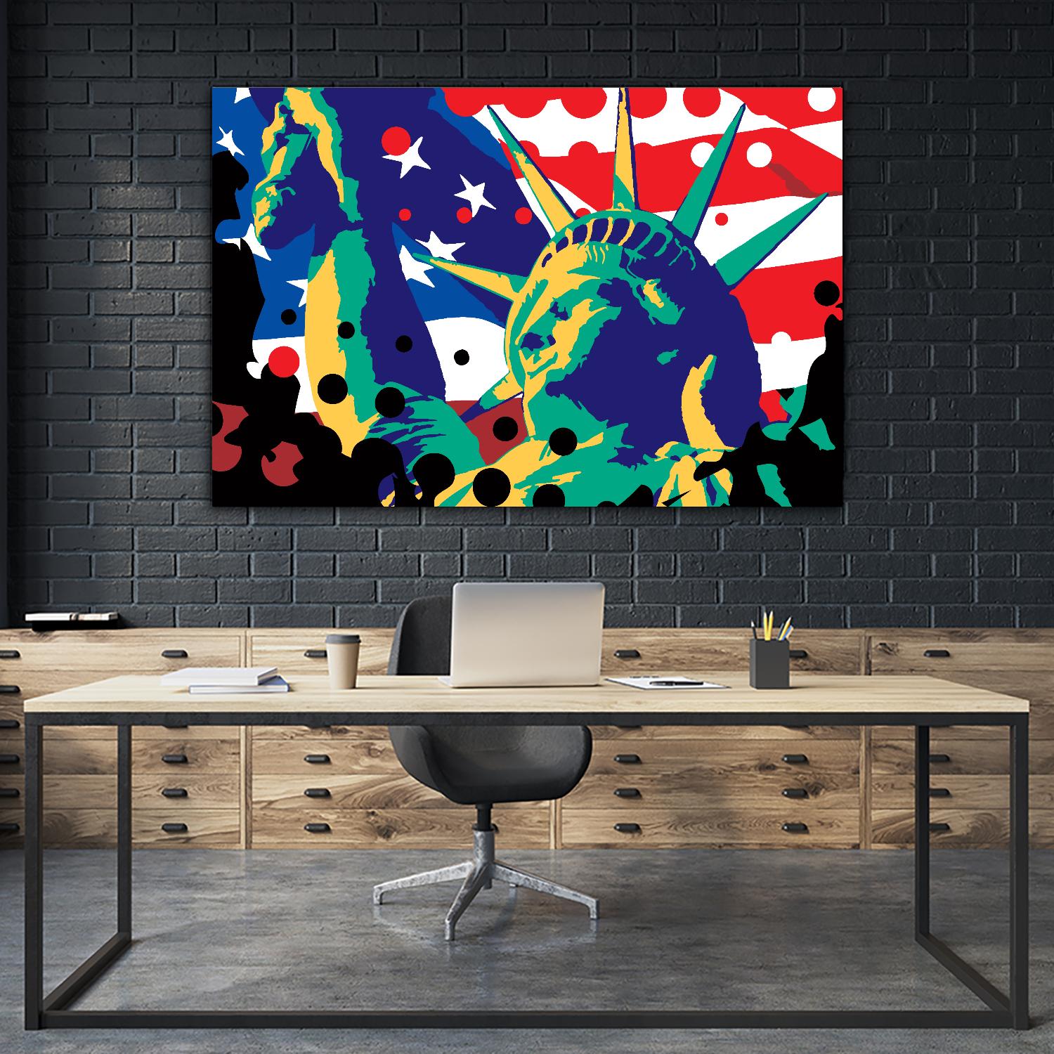 Mona Lusa by Ray Lengelé on GIANT ART - red street art usa