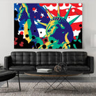 Mona Lusa by Ray Lengelé on GIANT ART - red street art usa