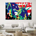 Mona Lusa by Ray Lengelé on GIANT ART - red street art usa