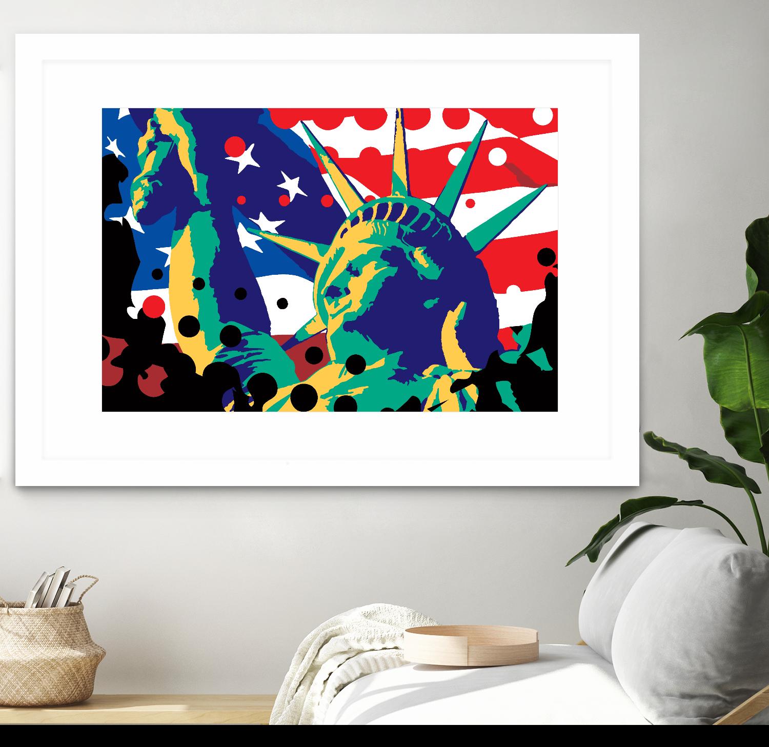 Mona Lusa by Ray Lengelé on GIANT ART - red street art usa