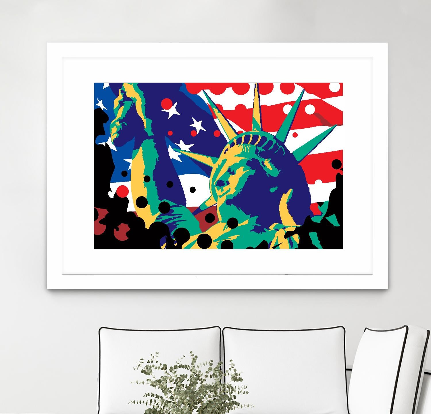 Mona Lusa by Ray Lengelé on GIANT ART - red street art usa