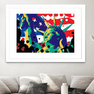 Mona Lusa by Ray Lengelé on GIANT ART - red street art usa