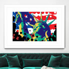 Mona Lusa by Ray Lengelé on GIANT ART - red street art usa