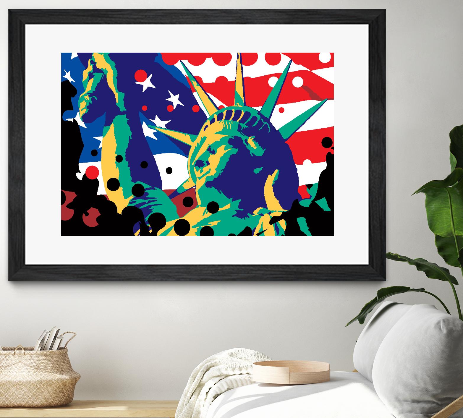 Mona Lusa by Ray Lengelé on GIANT ART - red street art usa