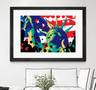 Mona Lusa by Ray Lengelé on GIANT ART - red street art usa