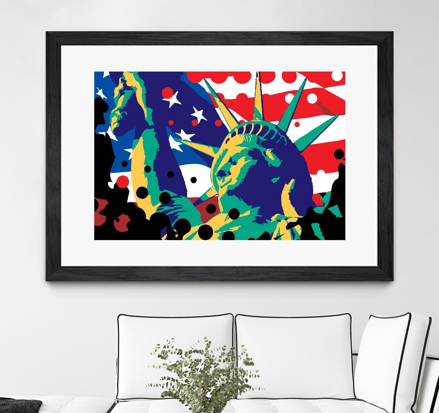 Mona Lusa by Ray Lengelé on GIANT ART - red street art usa