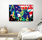 Mona Lusa by Ray Lengelé on GIANT ART - red street art usa