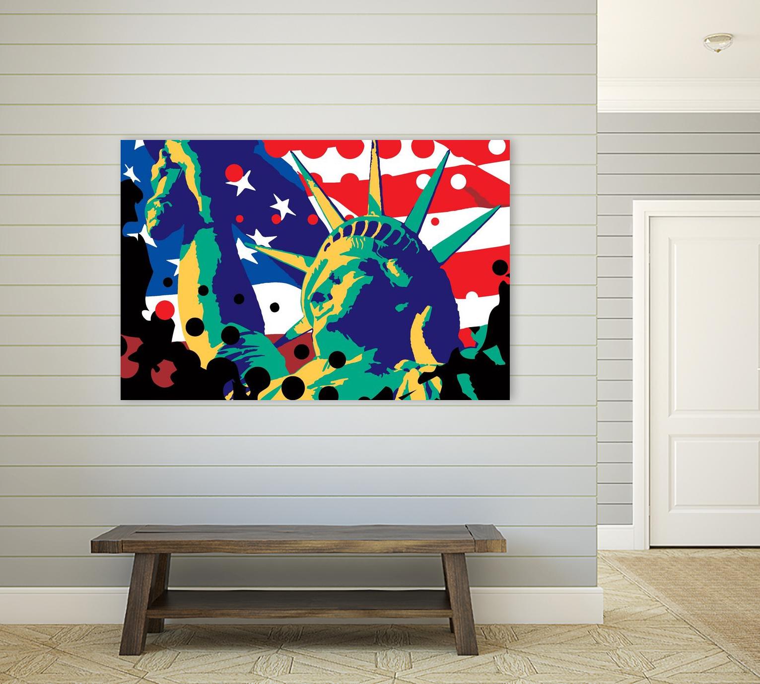 Mona Lusa by Ray Lengelé on GIANT ART - red street art usa