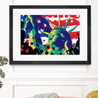 Mona Lusa by Ray Lengelé on GIANT ART - red street art usa