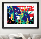 Mona Lusa by Ray Lengelé on GIANT ART - red street art usa