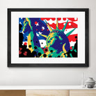 Mona Lusa by Ray Lengelé on GIANT ART - red street art usa