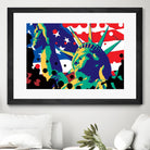 Mona Lusa by Ray Lengelé on GIANT ART - red street art usa