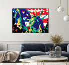 Mona Lusa by Ray Lengelé on GIANT ART - red street art usa