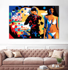 M.Gorsky by Ray Lengelé on GIANT ART - red figurative astronaut