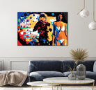 M.Gorsky by Ray Lengelé on GIANT ART - red figurative astronaut