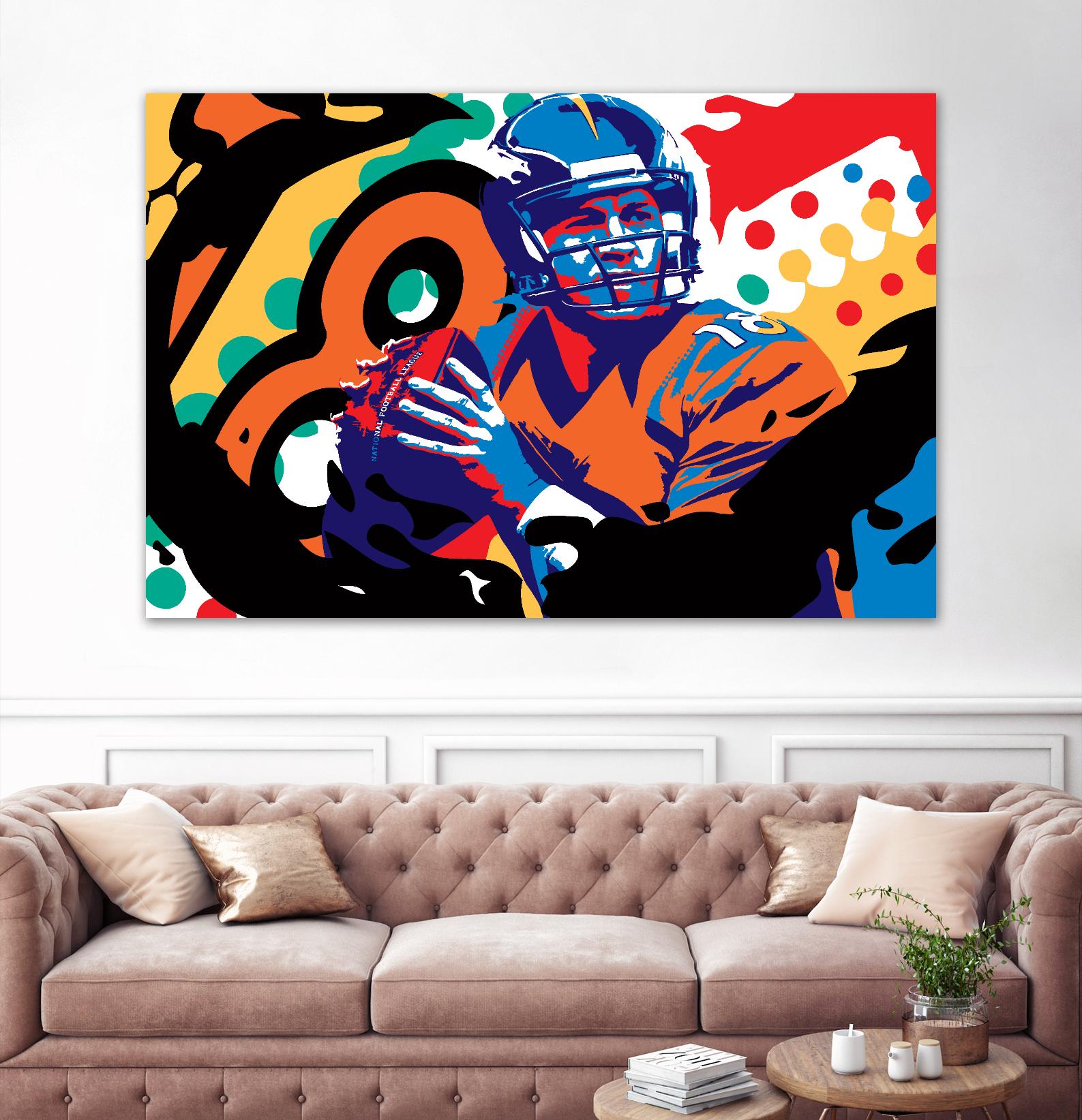 Man inc by Ray Lengelé on GIANT ART - orange figurative ball