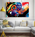 Man inc by Ray Lengelé on GIANT ART - orange figurative ball