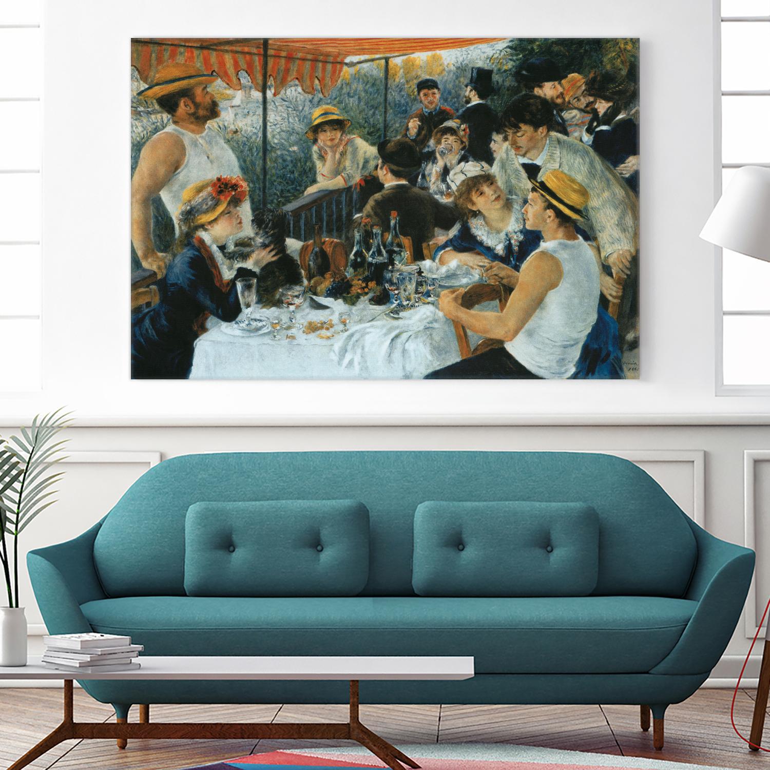 Déjeuner du canotier by Auguste Renoir on GIANT ART - blue masters meal