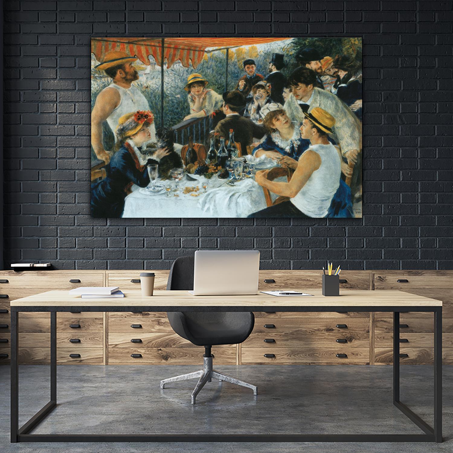 Déjeuner du canotier by Auguste Renoir on GIANT ART - blue masters meal