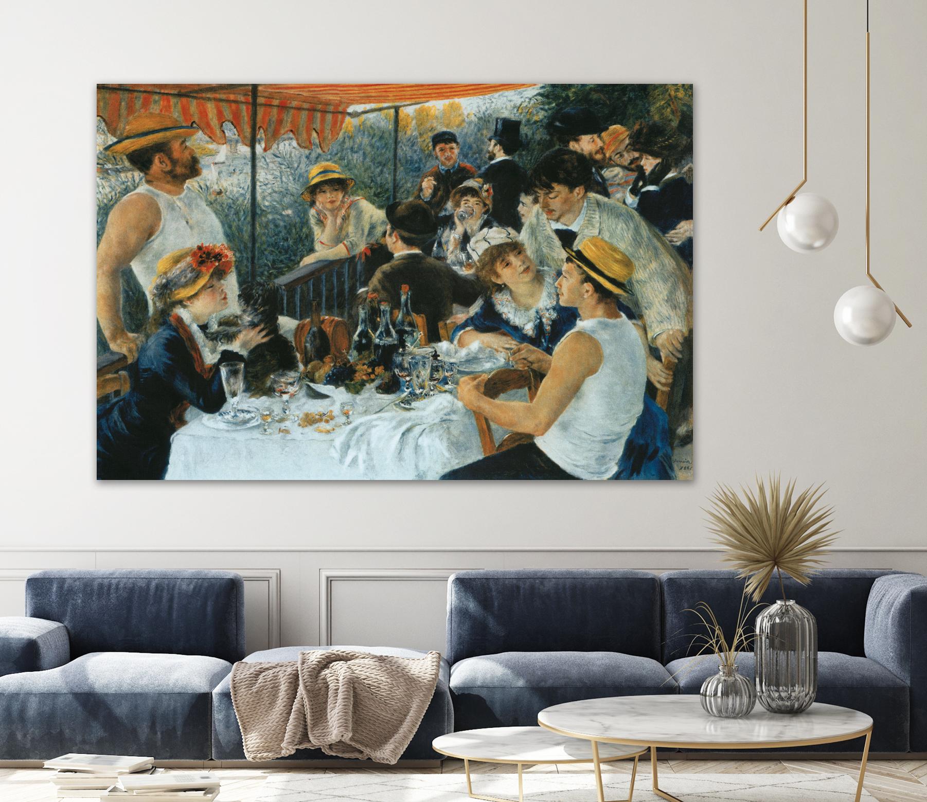 Déjeuner du canotier by Auguste Renoir on GIANT ART - blue masters meal