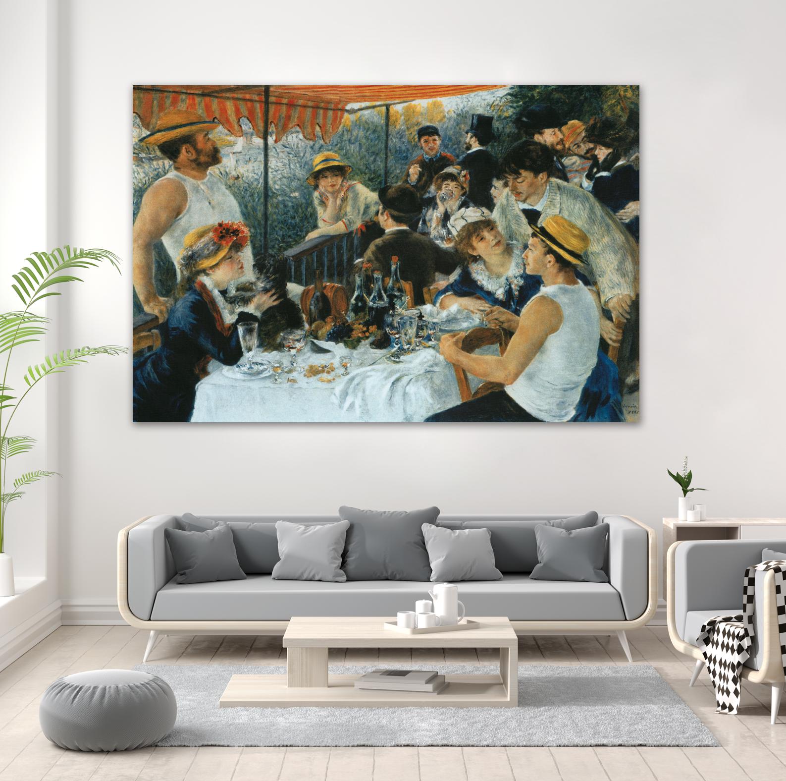 Déjeuner du canotier by Auguste Renoir on GIANT ART - blue masters meal