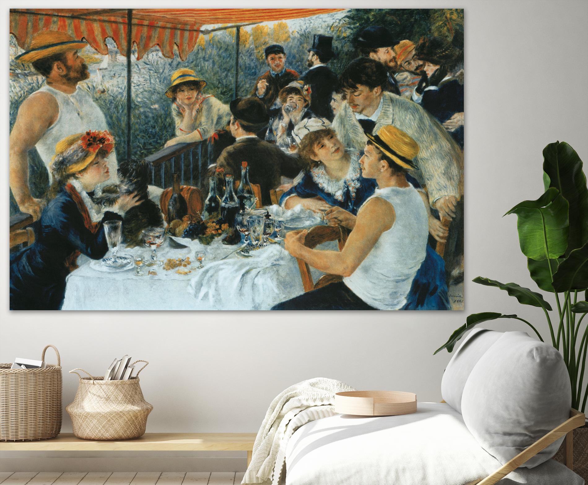 Déjeuner du canotier by Auguste Renoir on GIANT ART - blue masters meal