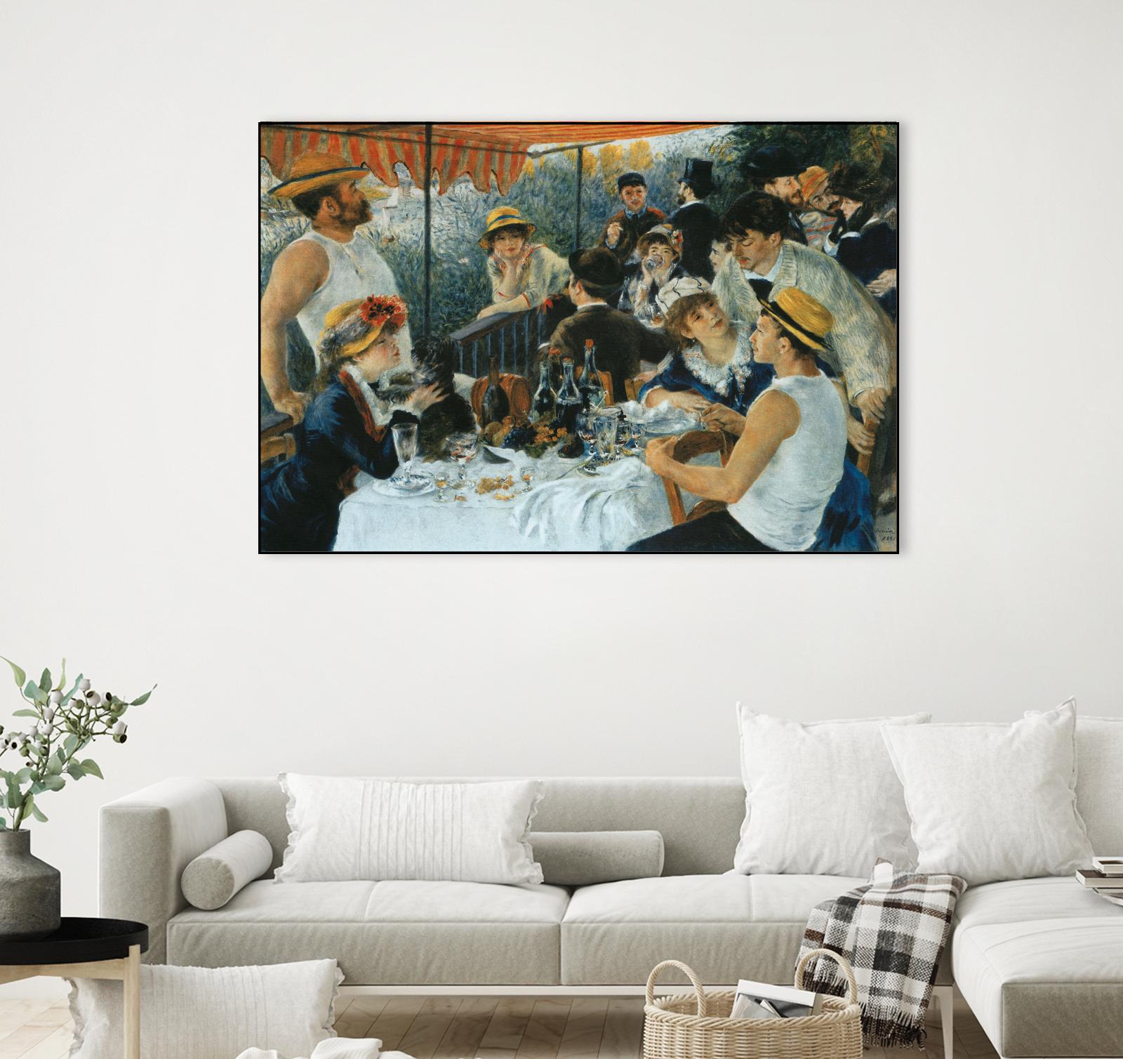 Déjeuner du canotier by Auguste Renoir on GIANT ART - blue masters meal