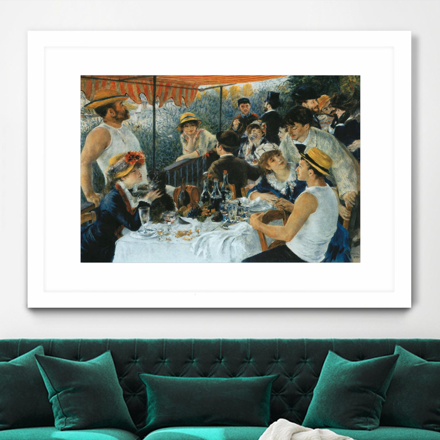 Le Déjeuner des canotiers, 1881 by Pierre-Auguste Renoir on GIANT ART - blue museums meal