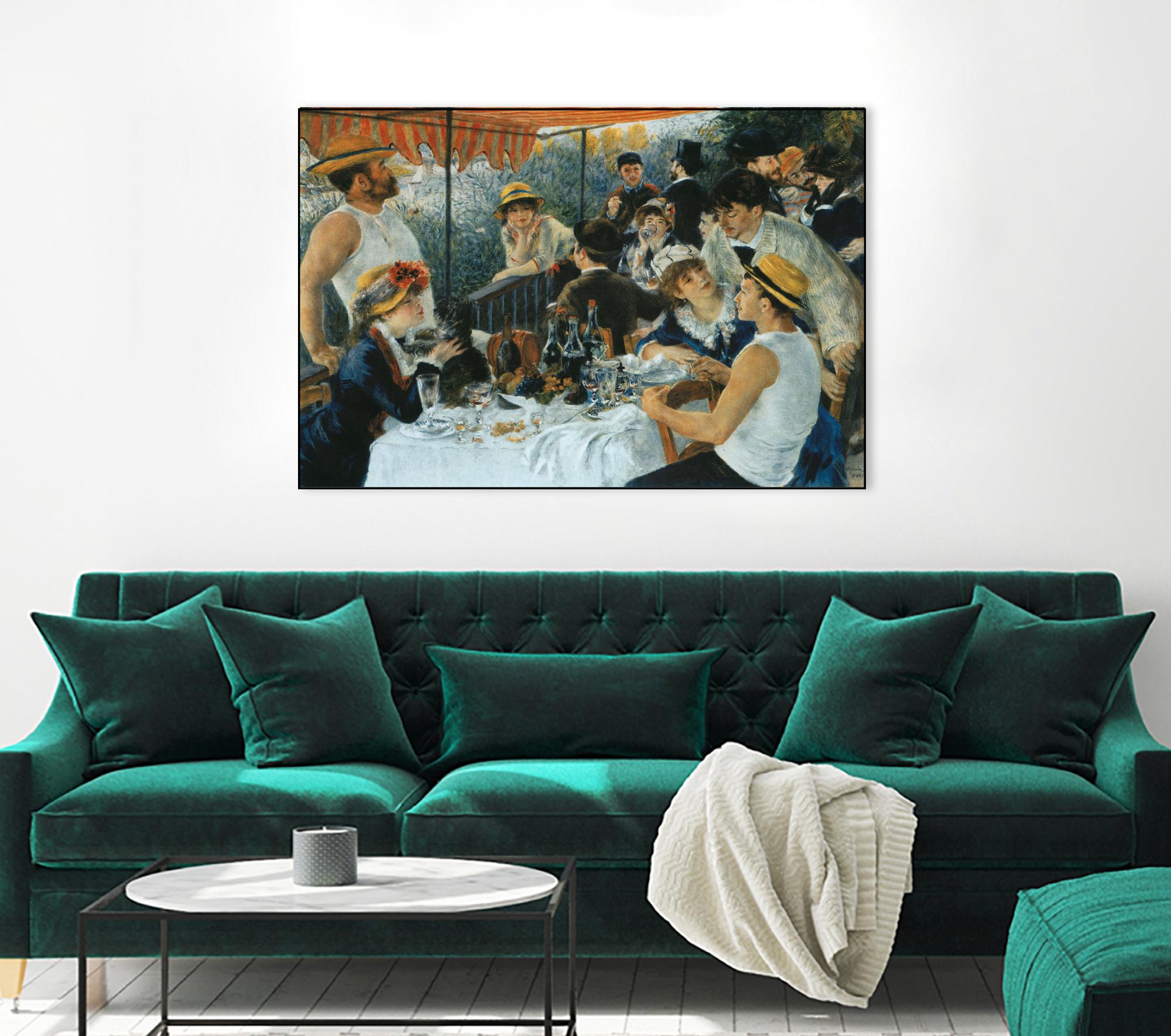 Déjeuner du canotier by Auguste Renoir on GIANT ART - blue masters meal